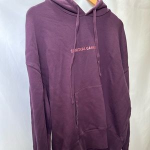 Spiritual Gangster - Hoodie - Purple - Size Large